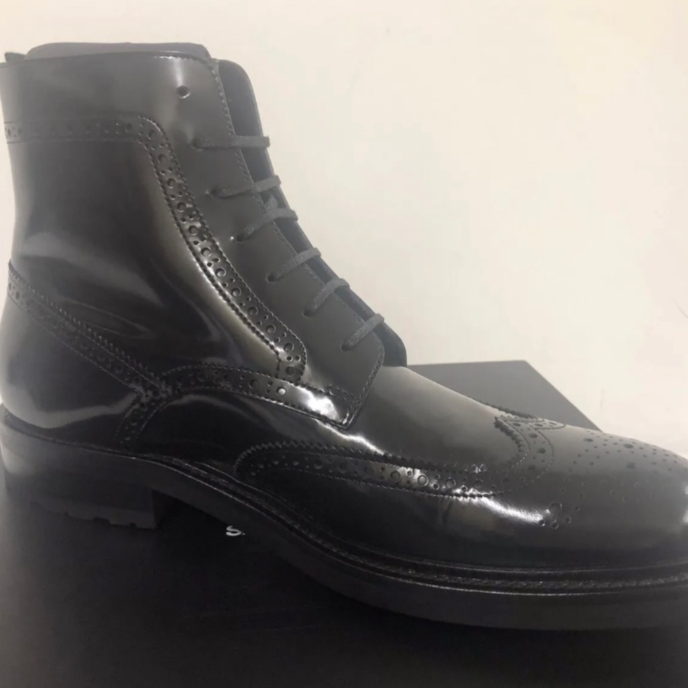SAINT LAURENT Men’s Army Boots US11.5 Made in Italy - Picture 5 of 13